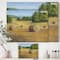 Designart - South Of France Hay Bales - Farmhouse Premium Canvas Wall Art